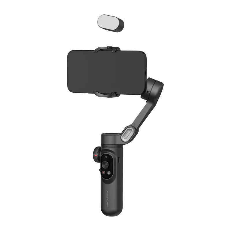 AOCHUAN X Pro gimbal su RGB apšvietimu (juodas)