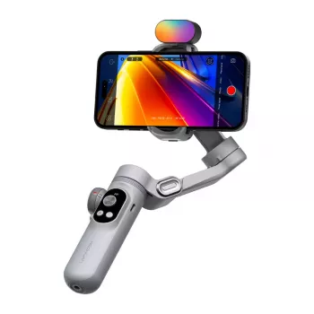 AOCHUAN X Pro gimbal su RGB apšvietimu (pilka)