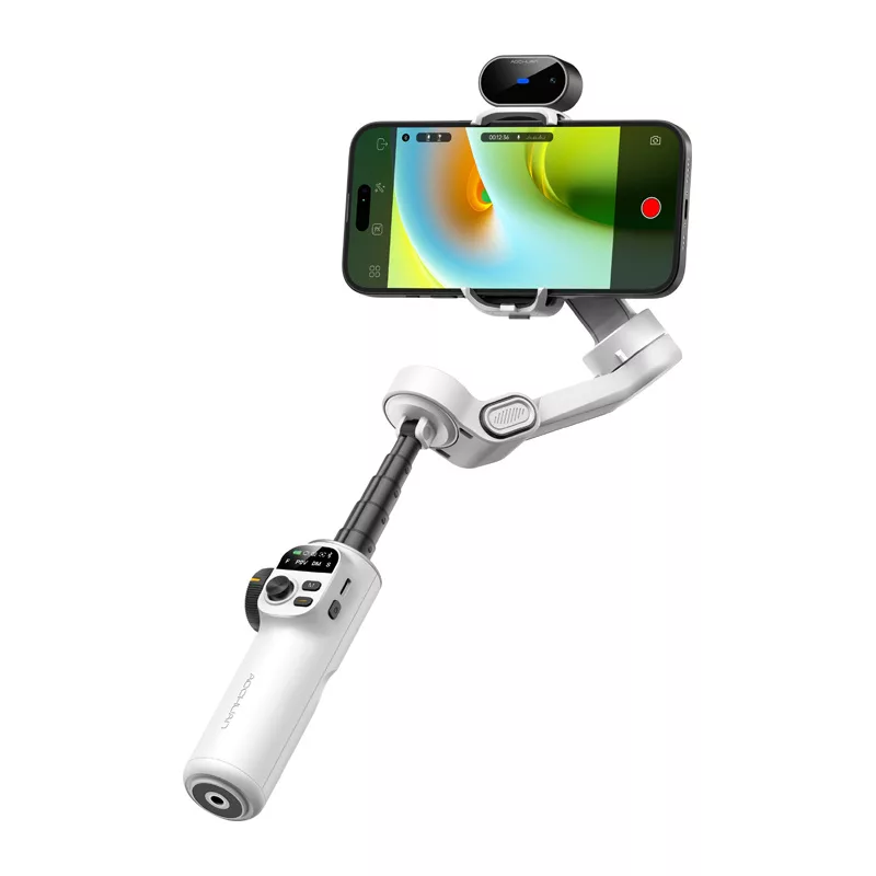 AOCHUAN X2 gimbal su AI jutikliu (balta spalva)