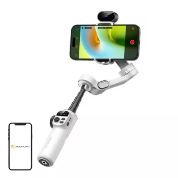 AOCHUAN X2 gimbal su AI jutikliu (balta spalva)
