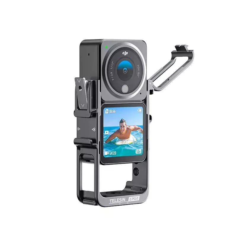TELESIN Metal Frame Protective Cage for DJI Action 2 (OA-FMS-003)