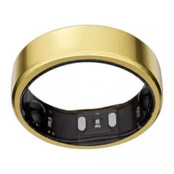 RingConn Smart Ring Gen2 – nešiojamas miego ir kūno rengybos stebėjimo įrenginys – širdies ritmas – King Gold dydis 10