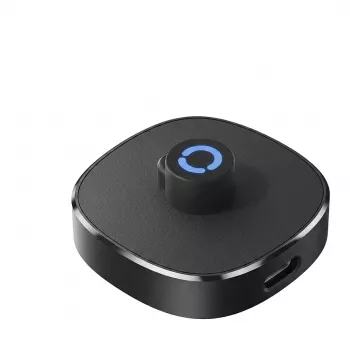 RINGCONN Įkrovimo stotelė (CPR-01) – Magnetinė indukcinė įkrovimo bazė išmaniesiems žiedams, USB-C, juoda