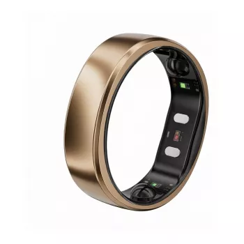RingConn Smart Ring Gen2 Air moterims ir vyrams - miego ir kūno rengybos stebėjimo nešiojamas prietaisas - širdies ritmas - Dune Gold 10 dydis