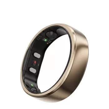 RingConn Smart Ring Gen2 Air moterims ir vyrams - miego ir kūno rengybos stebėjimo prietaisas - širdies ritmas - Dune Gold 13 dydis