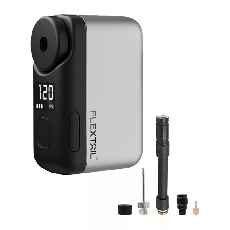 Flextail Tiny Bike Pump Pro Portable Bike Pump (Gray)
