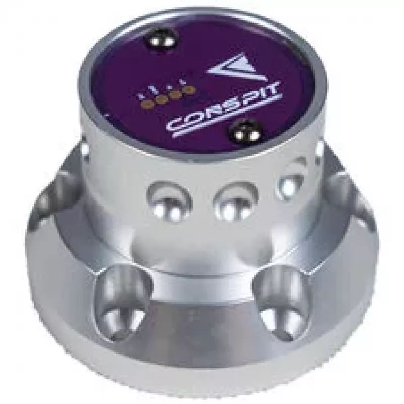 Conspit CDR Quick Release mechanizmas (vairo pagrindo pusė), skirtas ARES vairo pagrindams - sidabrinis