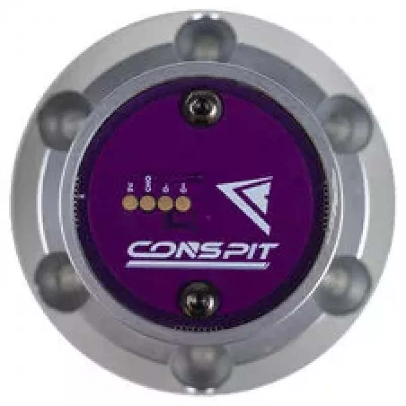 Conspit CDR Quick Release mechanizmas (vairo pagrindo pusė), skirtas ARES vairo pagrindams - sidabrinis