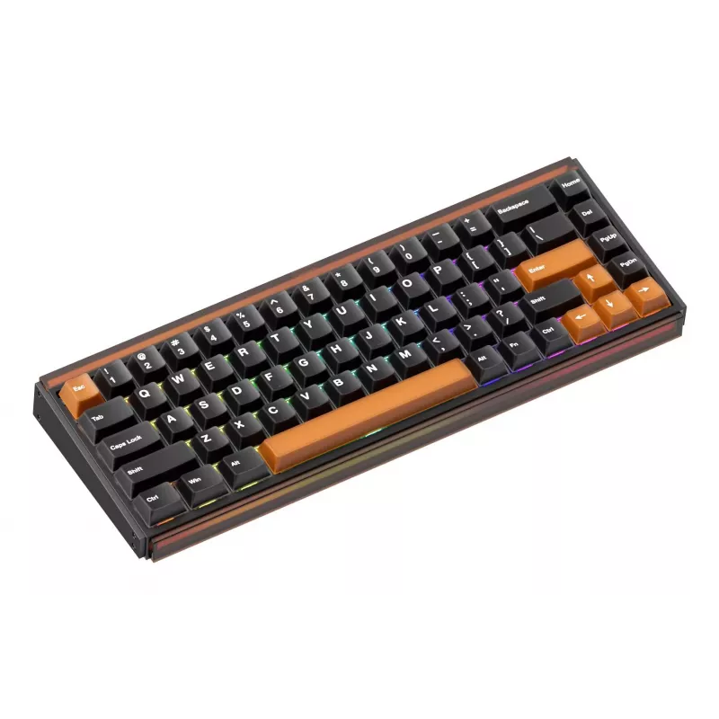 AKKO RAY68-HE Brown Mechanical Gaming Keyboard 68-Key Tri-Mode Wireless