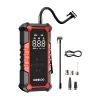 GOOLOO A6 Gear Air Compressor - Skaitmeninis padangų pripūtimo prietaisas su 150 PSI, 6000mAh baterija, LED žibintuvėliu, USB-C įkrovimu