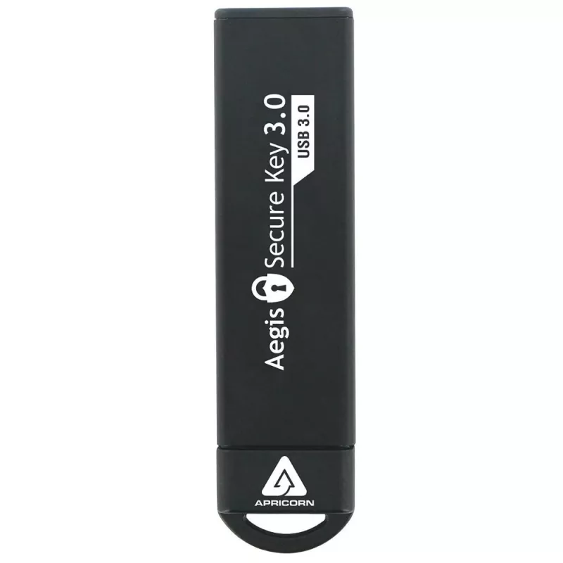 Apricorn Aegis Secure Key 3.0 16GB USB 3.0 Flash Drive - FIPS 140-2 Level 3 Validated, Hardware Encrypted