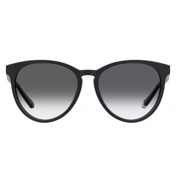 TOMMY HILFIGER Moteriški akiniai nuo saulės TH1724S8079O - Juodas rėmelis, pilki lęšiai, 56 mm