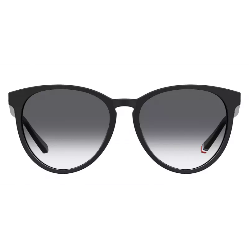 TOMMY HILFIGER Moteriški akiniai nuo saulės TH1724S8079O - Juodas rėmelis, pilki lęšiai, 56 mm
