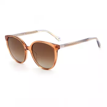 KATE SPADE KIMBERLYNGSFL Moteriški akiniai nuo saulės - Acetatinis rėmelis, pilki gradientiniai lęšiai, 56 mm