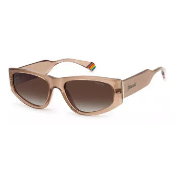 POLAROID PLD6169S10A Unisex akiniai nuo saulės - Juodas rėmelis, pilki lęšiai 55mm