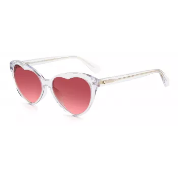 KATE SPADE Moteriški akiniai nuo saulės Velma-S-900 - Juodas rėmelis, pilki gradientiniai lęšiai, 57/16/140 mm