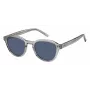 TOMMY HILFIGER TH-1970-S-KB7 Vyriški stačiakampiai akiniai nuo saulės juodi/pilki 49mm
