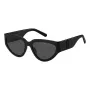 THE MARC JACOBS MARC645S807 Moteriški akiniai nuo saulės - Juodas acetatinis rėmelis, pilki polikarbonatiniai lęšiai, UV400 apsauga
