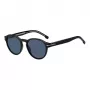 BOSS BOSS1506S807 Akiniai vyrams - Juodas acetato rėmelis, pilki lęšiai, 52 mm