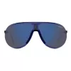 Carrera Superchamp Unisex Sunglasses 99/00/135 mm Black Grey