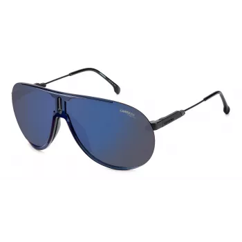 Carrera Superchamp Unisex Sunglasses 99/00/135 mm Black Grey