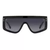 ISABEL MARANT Moteriški akiniai nuo saulės IM-0155-S-807 Oversized Square Juodas acetatinis rėmas Tamsiai pilki polikarbonatiniai lęšiai 99 mm lęšio plotis 135 mm kodinės ilgis UV400 apsauga