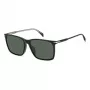 DAVID BECKHAM DB1145GS807 Akiniai Vyrams Juodi Pilki Kvadratiniai Acetatas 58mm