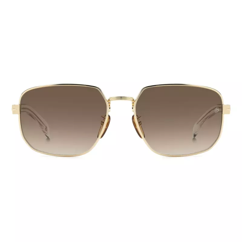 DAVID BECKHAM DB7121GSLOJ Vyriški kvadratiniai akiniai nuo saulės Havana Brown 60mm