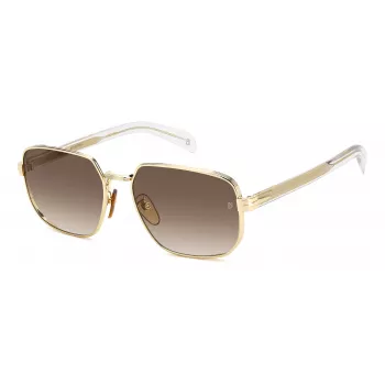 DAVID BECKHAM DB7121GSLOJ Vyriški kvadratiniai akiniai nuo saulės Havana Brown 60mm