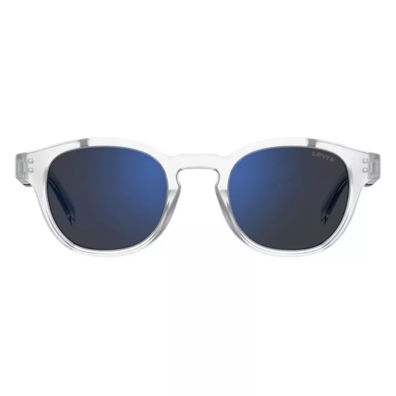 LEVI'S LV-5060-S-2M4 Vyriški stačiakampiai akiniai nuo saulės Havana rėmelis rudi lęšiai 48mm