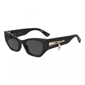 MOSCHINO Moteriški akiniai nuo saulės MOS159-S-807 Drugelio formos acetatinis rėmas pilki gradientiniai lęšiai 55/21/140 mm UV400
