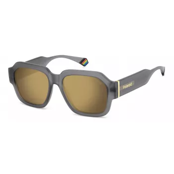 Polaroid PLD6212SXRIW Unisex stačiakampiai akiniai nuo saulės - poliarizuoti UV400 54mm