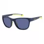Polaroid Sport PLD7051SFLL Akiniai - Matinis Juodas Rėmelis, Pilki Poliarizuoti Lęšiai - Unisex - 57/19/130 mm