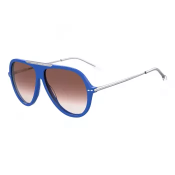 ISABEL MARANT Moteriški akiniai nuo saulės IM-0162-S-B88 - Geometrinis acetatinis rėmelis su UV400 apsauga