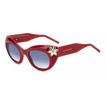 CAROLINA HERRERA Moteriški katės akies akiniai nuo saulės HER0215SC9A - Havana/Ruda gradientas 50/25/140 mm