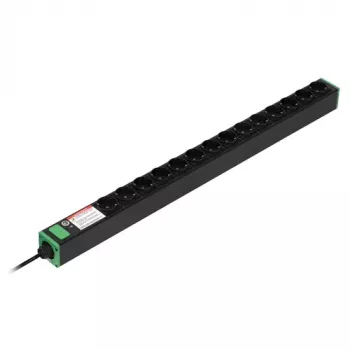 APC Easy Rack PDU Basic, vertikalus, 1 fazės, 3,7 kW, 230 V, 16 A, 14x Schuko lizdai