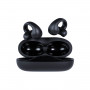 Happy Plugs Clip belaidžiai atviro tipo ausinės su segtuku (juodos)