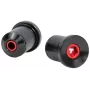 Tilt Bar Ends 22 Size - Juodi - Nailono kompozitas - Pora