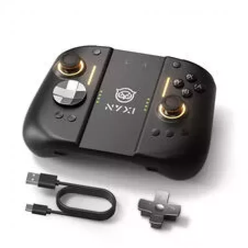 NYXI Hyperion 3 Hall-Effect Joy-Pad, skirtas Nintendo Switch 2 - Juoda