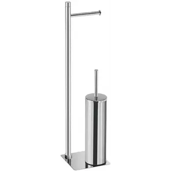 BATHROOM BUTLER TRILLY Toilet Brush Holder, Polished Chrome, Freestanding