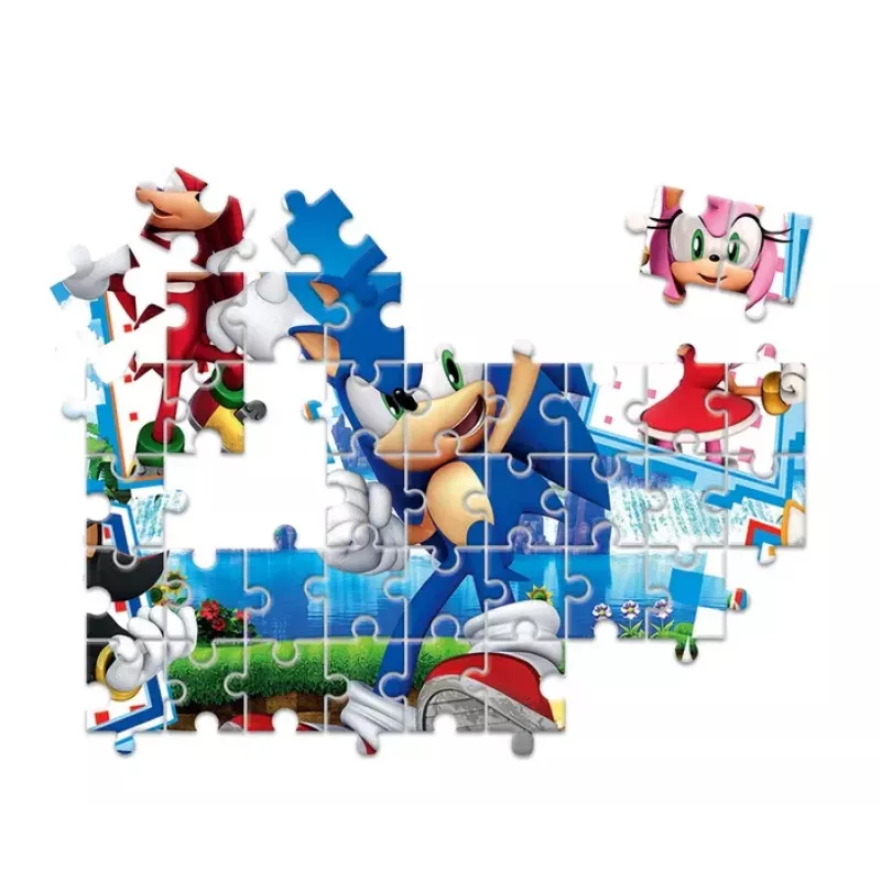Clementoni Lavinamasis rinkinys Dėlionė, Memo ir Kaladėlės Sonic 28389