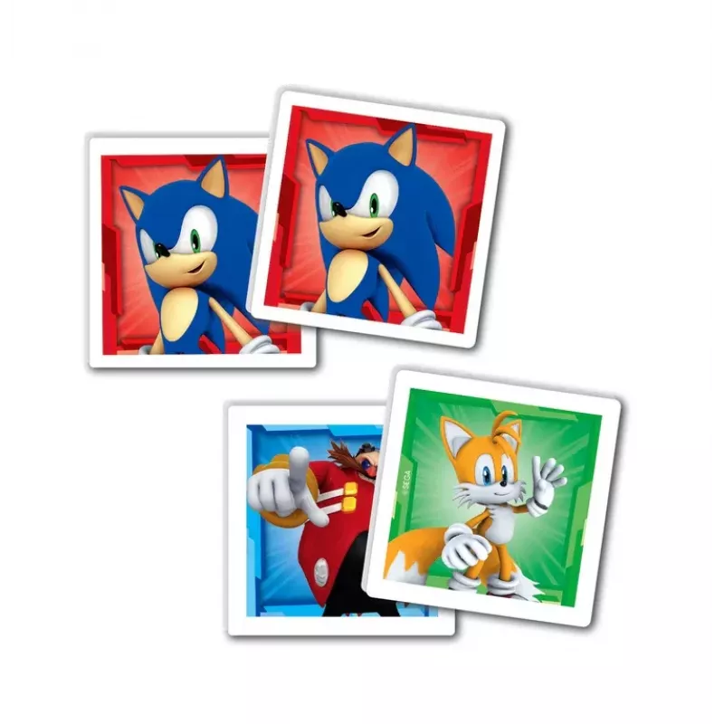 Clementoni Lavinamasis rinkinys Dėlionė, Memo ir Kaladėlės Sonic 28389