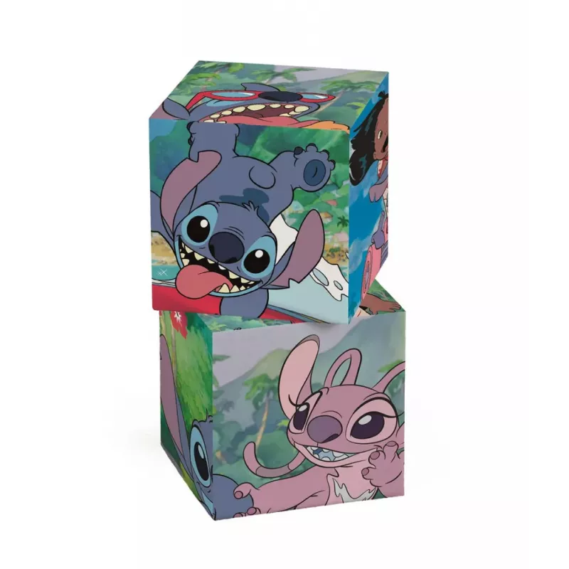 Clementoni Disney Stitch 12 kubelių blokų dėlionė 41347