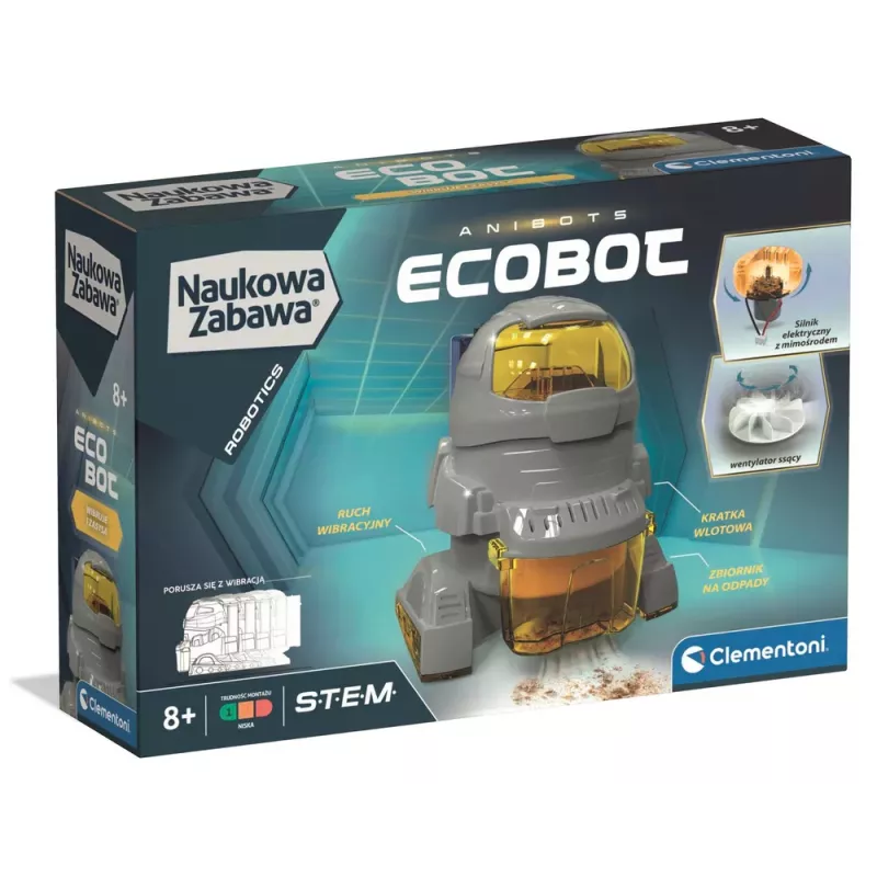 Clementoni Science & Play EcoBot Robot Rinkinys (Lenkų kalba) 50061