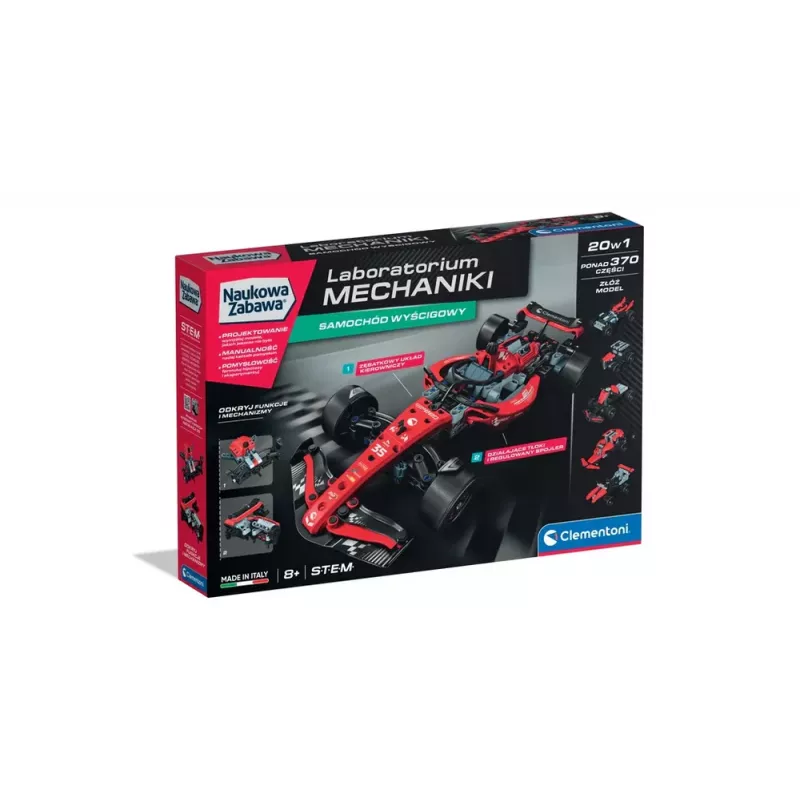 Science & Play – Mechanics Laboratory Racing Car Lenkiška versija Clementoni 50403