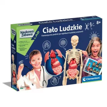 Science Fun Human Body lenkų kalba Clementoni 60249