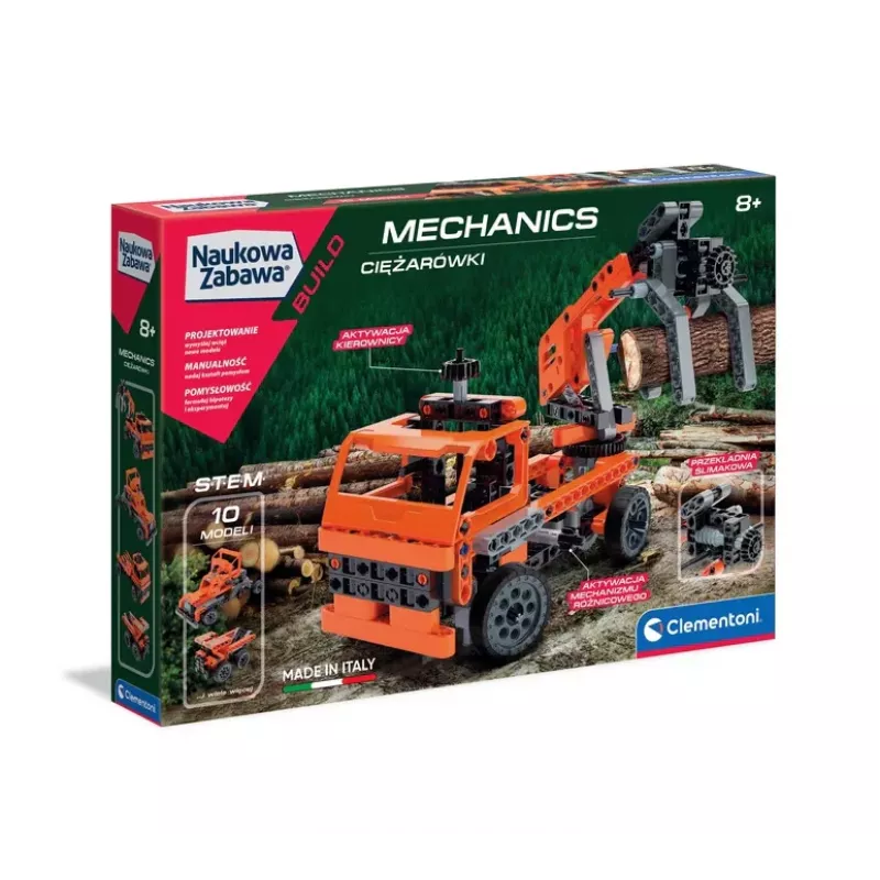 Mokslinis pramogų mechanikos laboratorijos sunkvežimiai Clementoni 60992