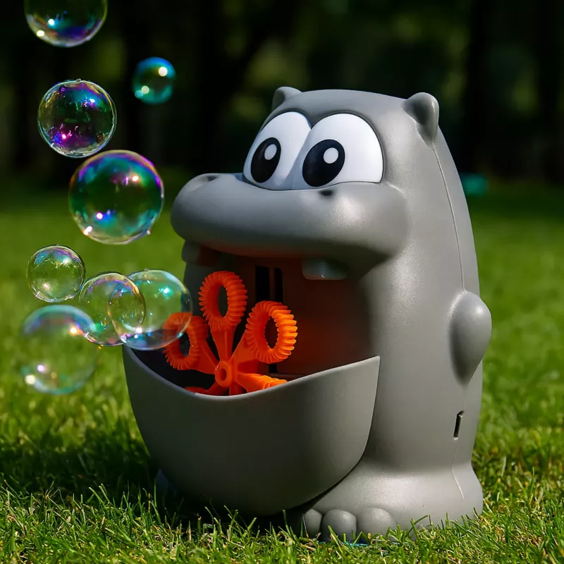Koala Games G2495 Varlės ir Hipopotamo Burbulų Mašina (Atsitiktinė Spalva)