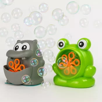 Koala Games G2495 Varlės ir Hipopotamo Burbulų Mašina (Atsitiktinė Spalva)