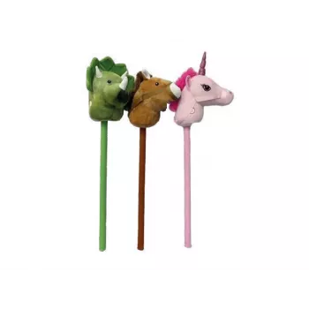 Koala Games G2587 Pliušinis žaislas su lazdele ir garsu (Atsitiktinis)